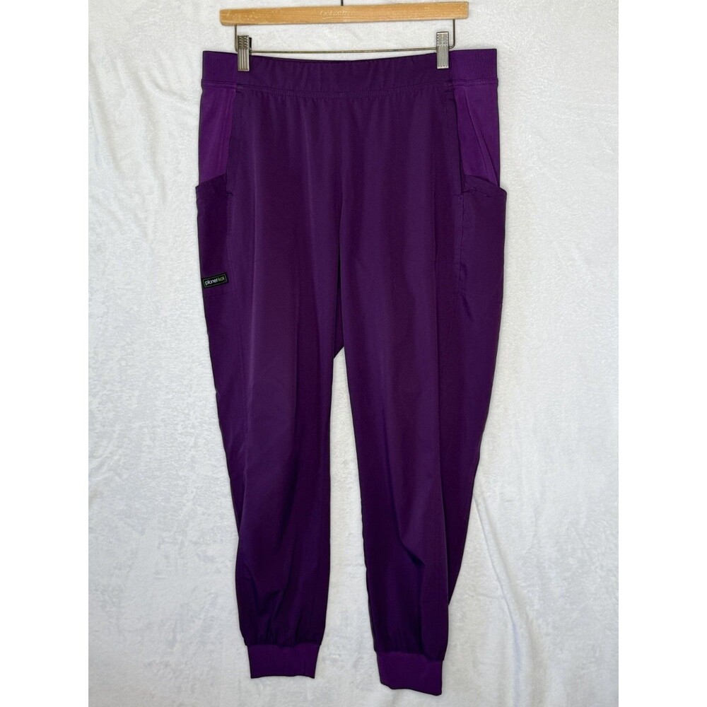 KOI Planet 744 Women's Cherish Jogger Pant Scrubs Purple Women's Size Large